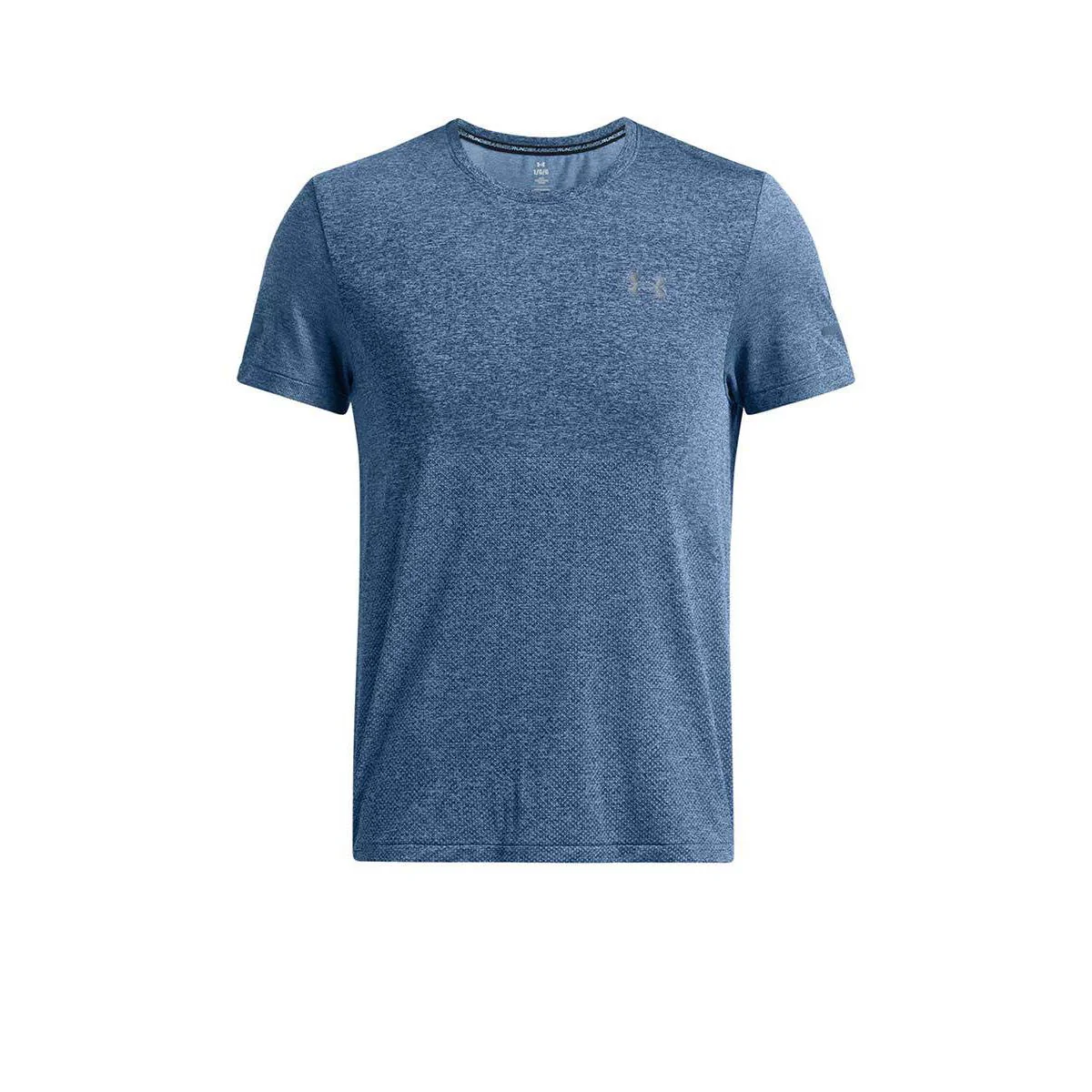 UNDER ARMOUR Seamless Stride Men's Running T-Shirt - Blue - L (US SIZE)