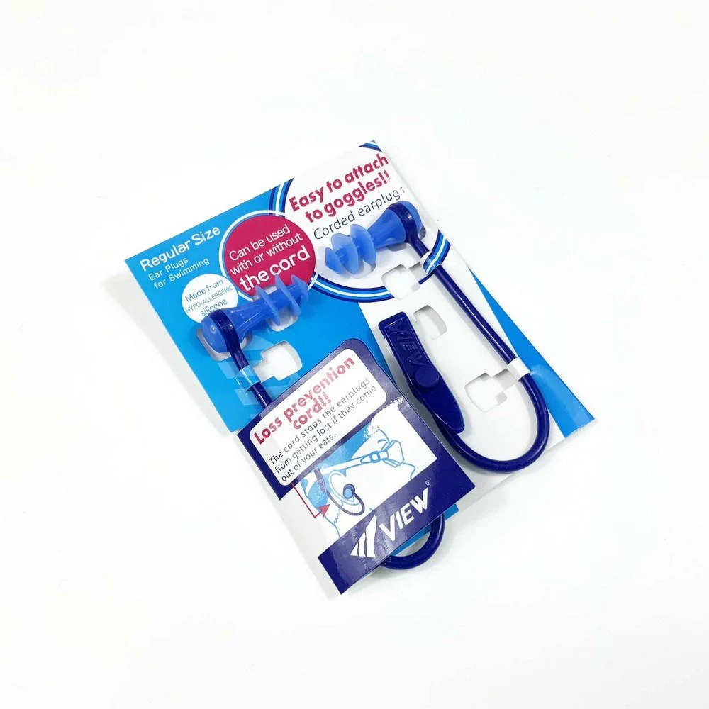 VIEW ยางอุดหูสำหรับผู้ใหญ่ รุ่น VA1201A ป้องกันน้ำเข้าหู สำหรับกีฬาทางน้ำ อปุกรณ์เสริม - Blue - One Size