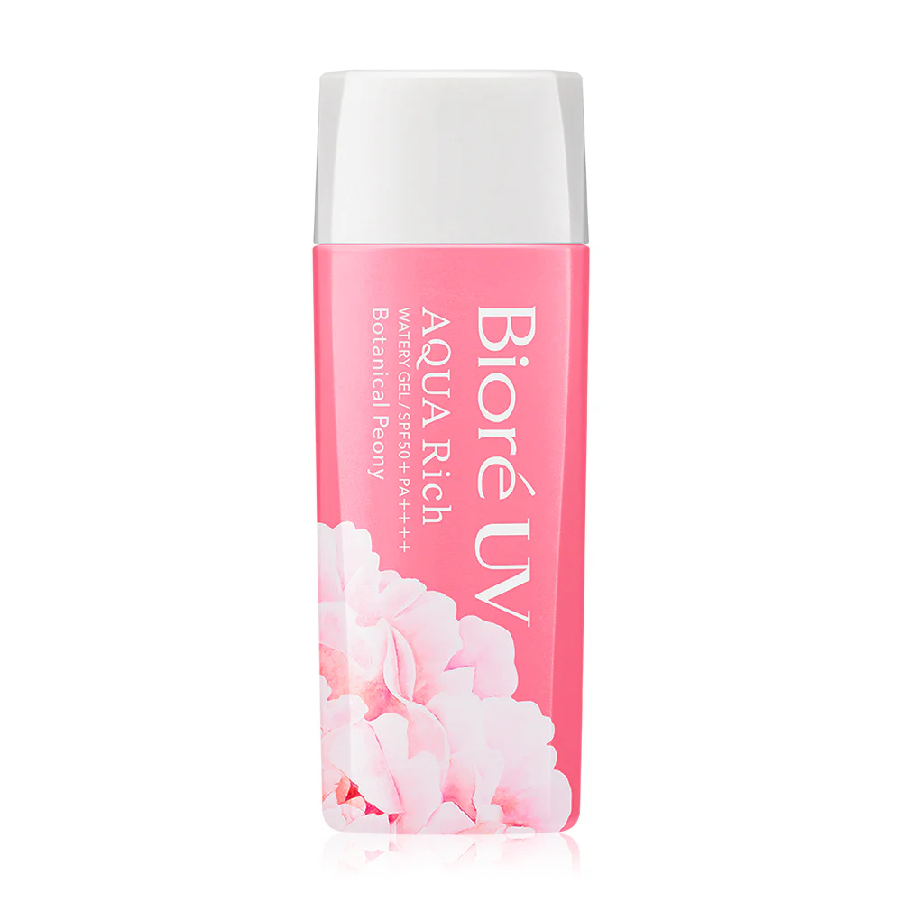 Biore UV Aqua Rich Watery Gel Botanical Peony SPF50+PA++++ 90ml - #Peony