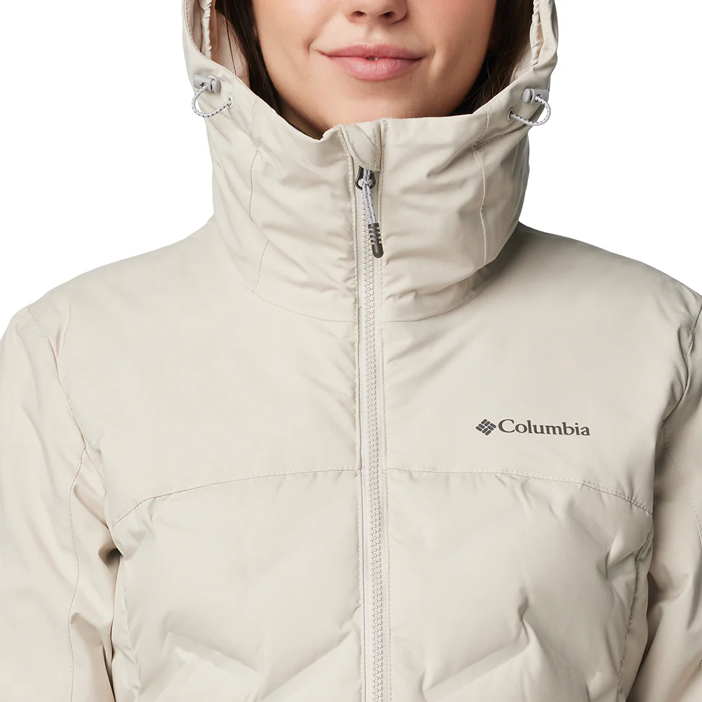 COLUMBIA Grand Trek™ III Waterproof Hooded Down Women's Jacket - Beige - 2XL (US SIZE)