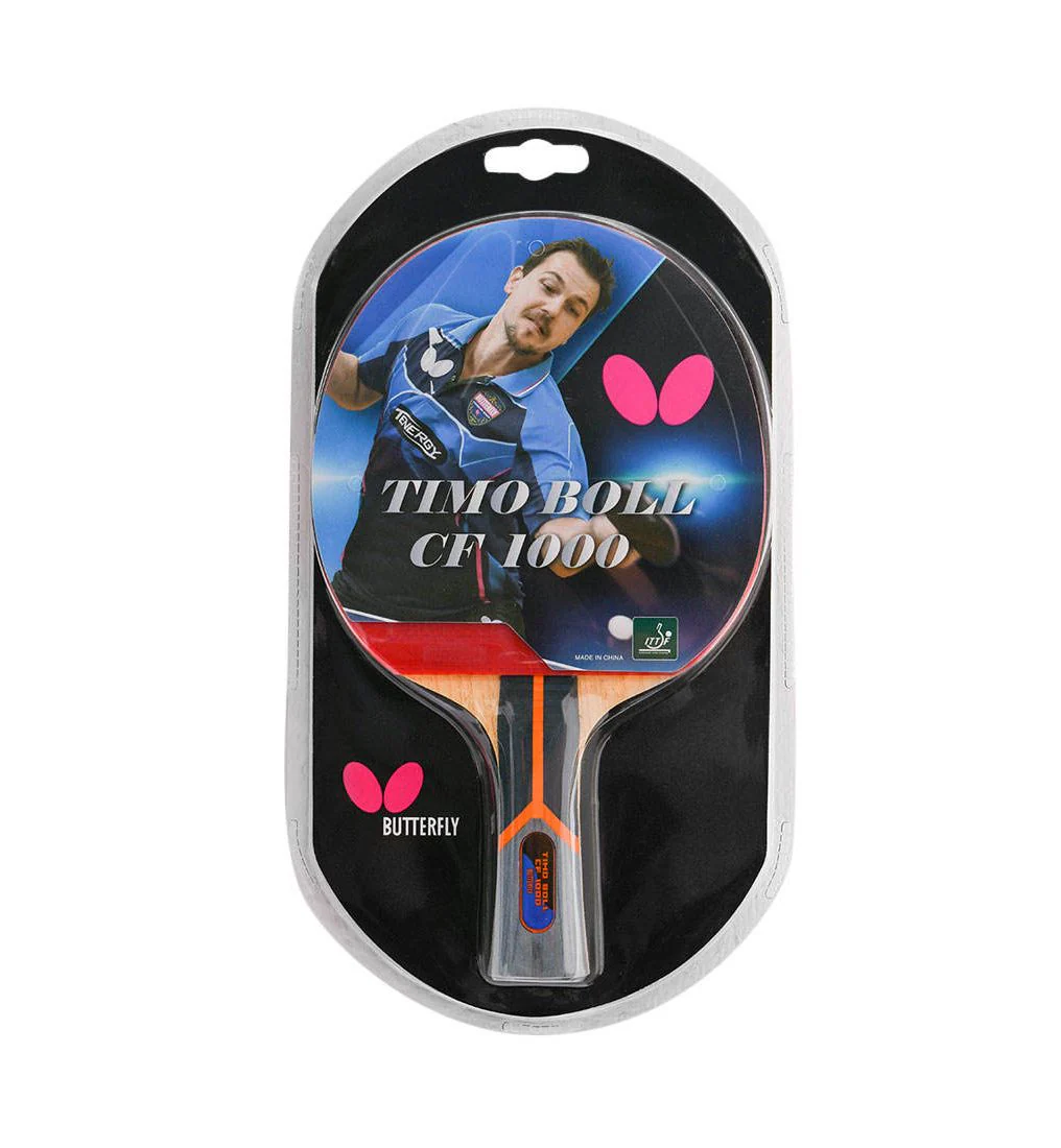 BUTTERFLY Timo Boll CF 1000 Table Tennis Racket - Cream - ONE SIZE