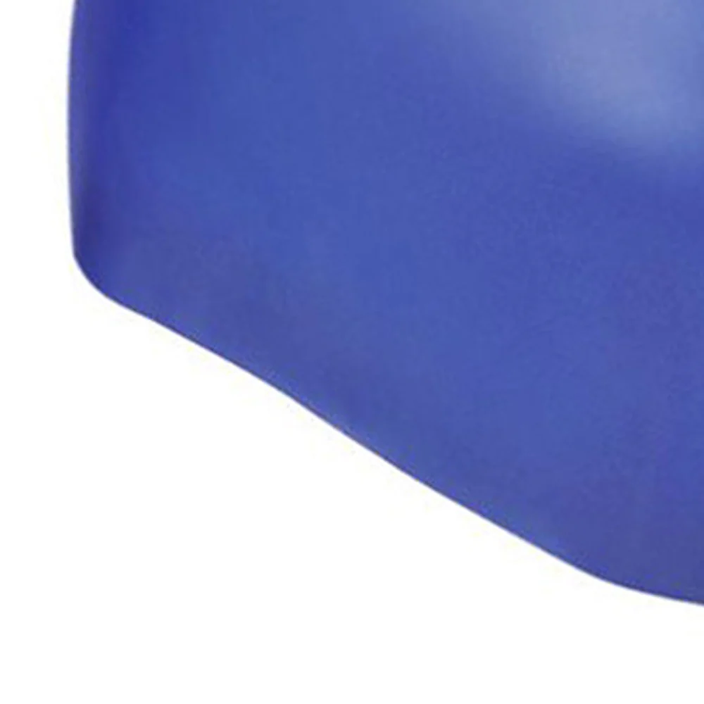 SPEEDO Junior Plain Moulded Silicone Kids Swim Cap - Blue - ONE SIZE