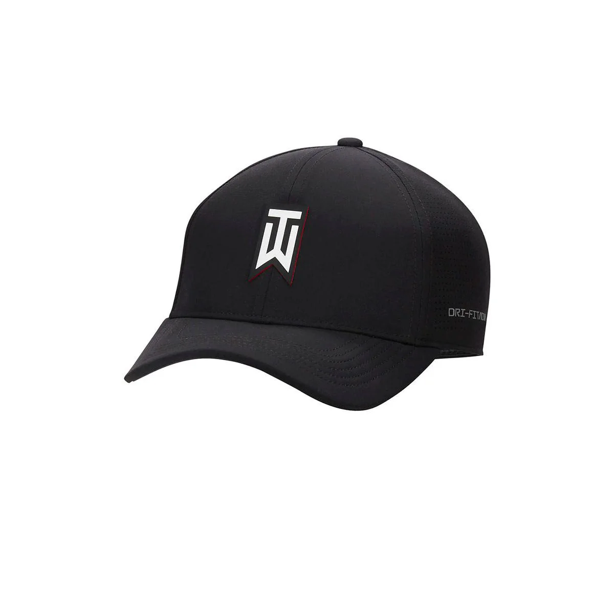 NIKE Tiger Woods Dri-FIT ADV Club Unisex Golf Cap - Black - L/XL (US SIZE)