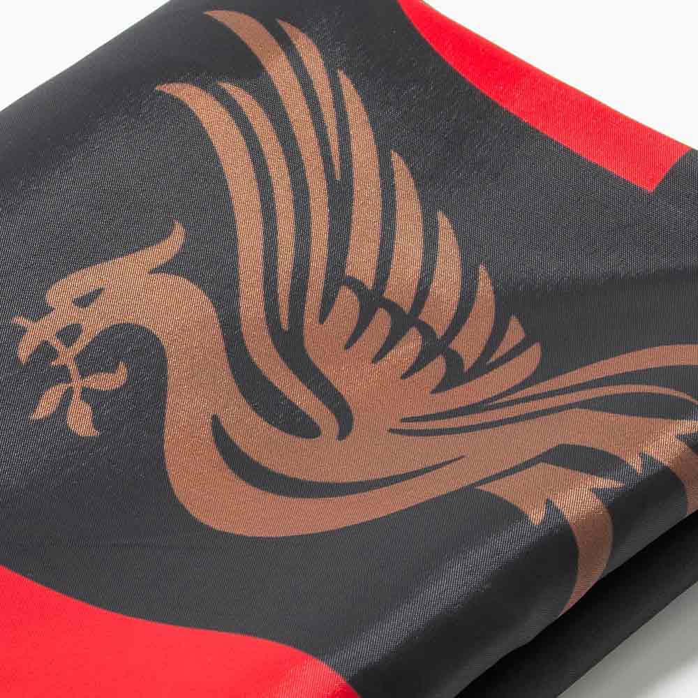 LFC EPL Champions 2024/25 Flag - Black - ONE SIZE