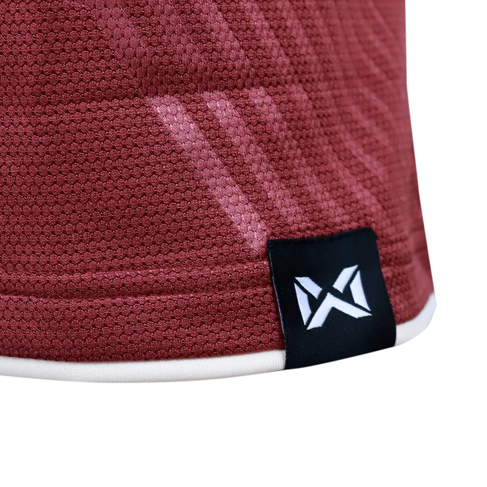 Поло унисекс Warrix Changsuek Luminous — цвет красный, 2L