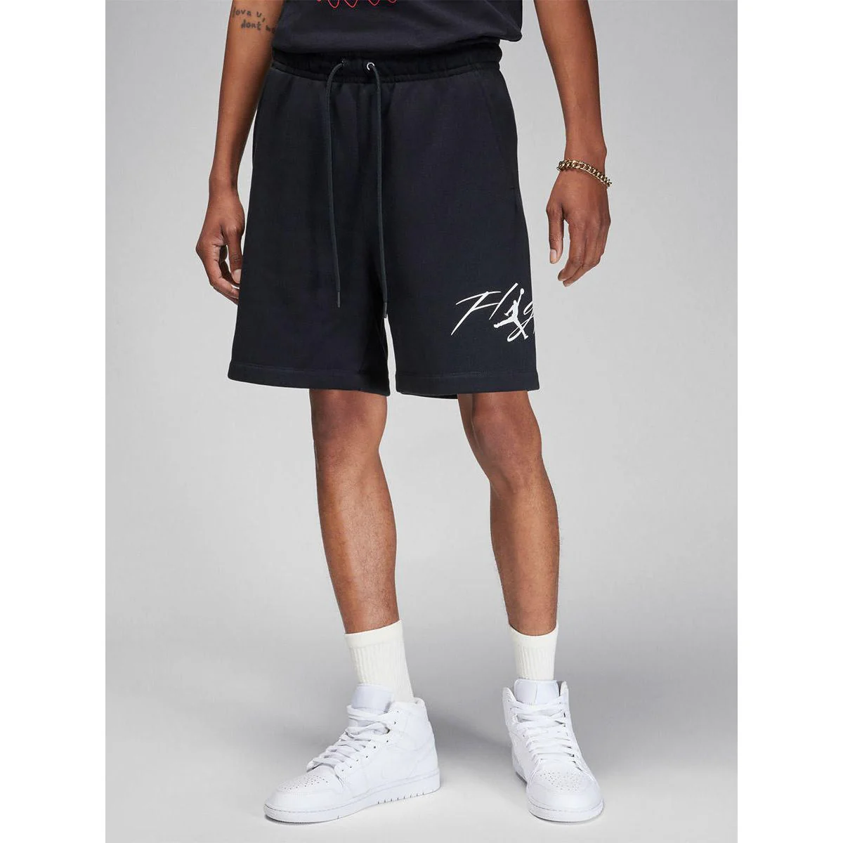 NIKE Jordan Brooklyn Fleece Men's Basketball Shorts - Black - 2XL (US SIZE)