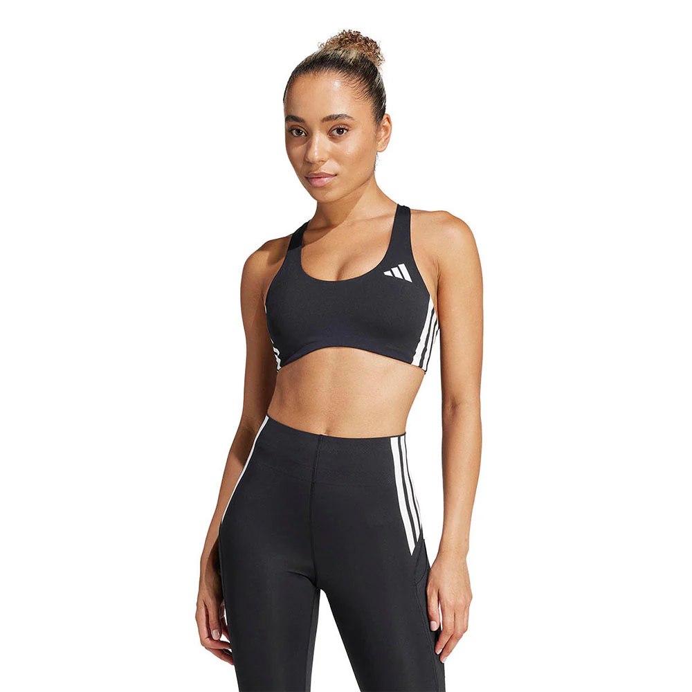 ADIDAS Adizero Run Medium Support Women's Sports Bra - Black - 2XL AA-B