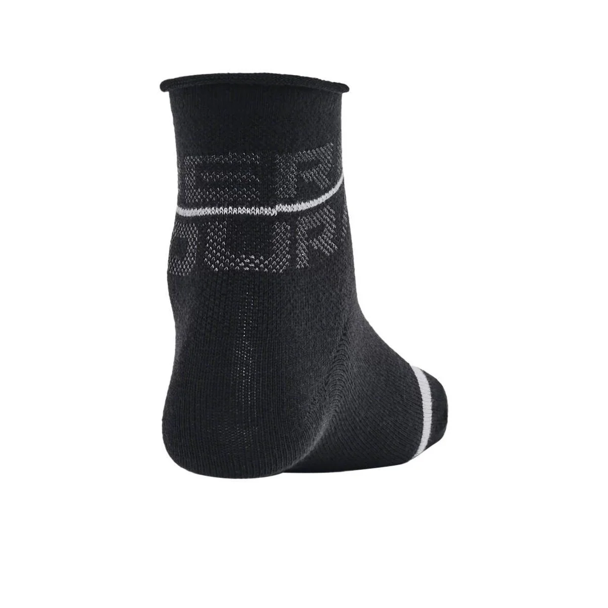 UNDER ARMOUR Essential Quarter Women's Socks (3 Pairs) - Black - M (US SIZE)