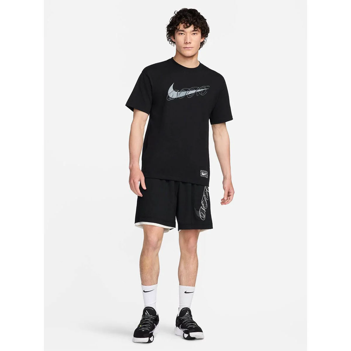 NIKE Max90 Men's Basketball T-Shirt - Black - 2XL (ASIAN SIZE)