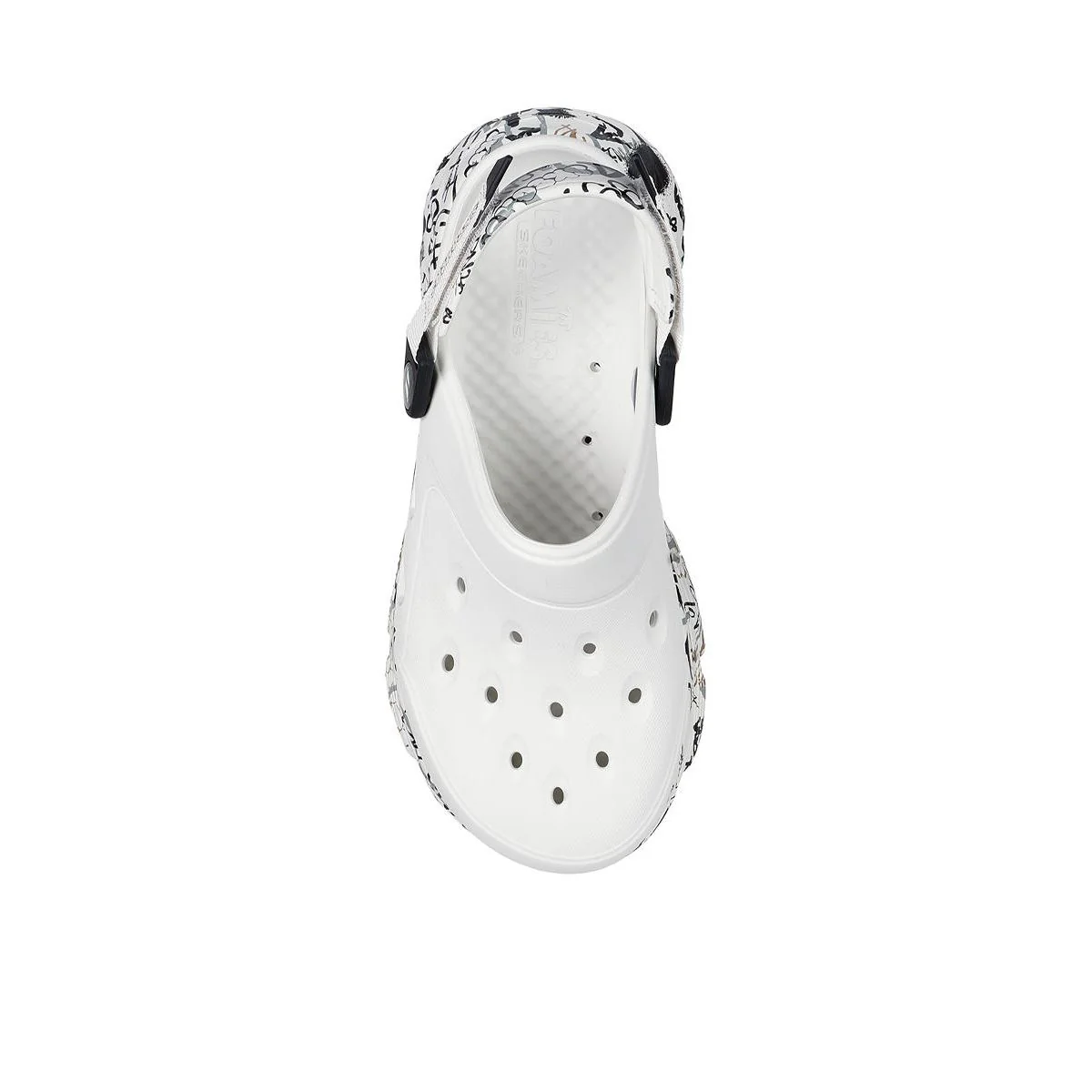 Skechers Foamies Max Cushioning — цвет белый, размер US 10, Wildstyle Women's Sandals