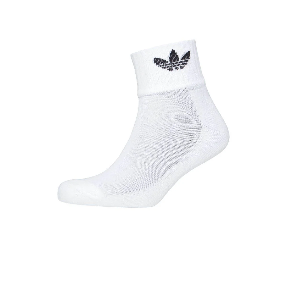 Носки унисекс Adidas Originals Mid Crew (3 Pairs) — цвет белый, размер L (американский размер)