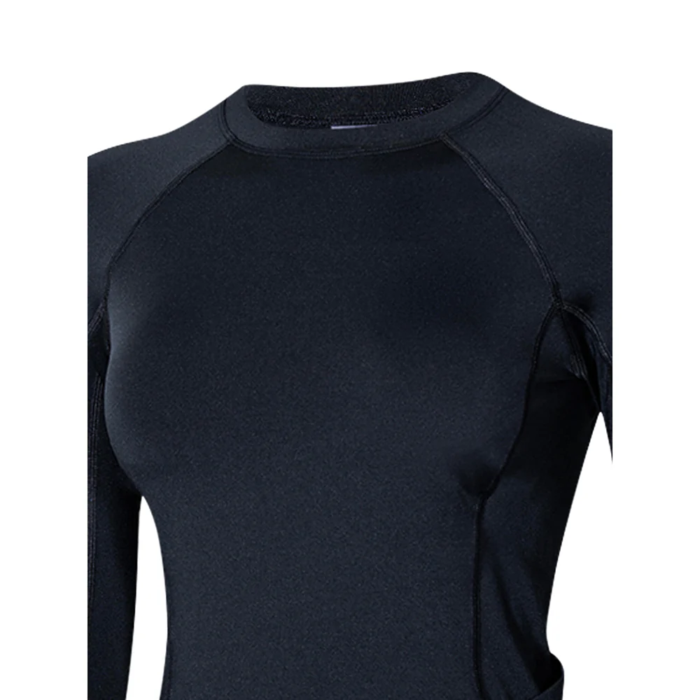 SPEEDO Long Sleeve Women's Rashguard - Black - 32 INCHES