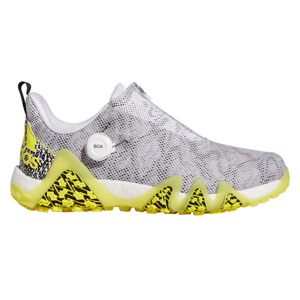 Мужской обувь Adidas Codeschaos 22 Boa Spikeless Golf — цвет белый, размер UK 10