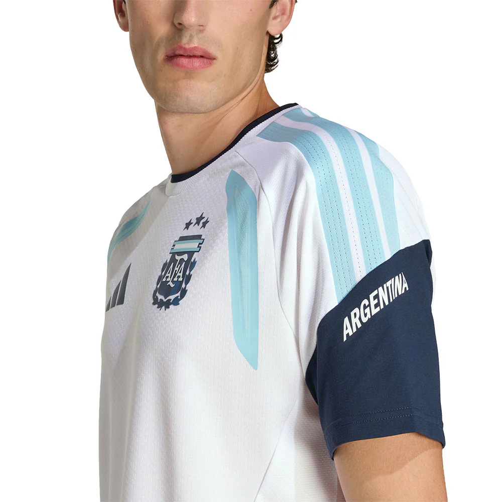 Мужская футбольная джерси Adidas Argentina 2026 Tiro Pro — цвет белый, размер 2XL (UK SIZE)