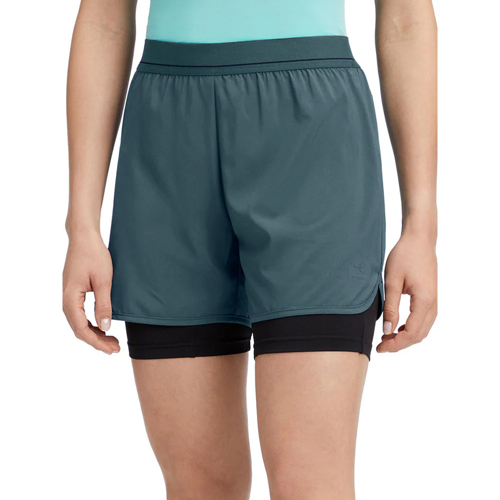 Женские беговые шорты Energetics Isolda II — цвет синий, размер L (EU SIZE)