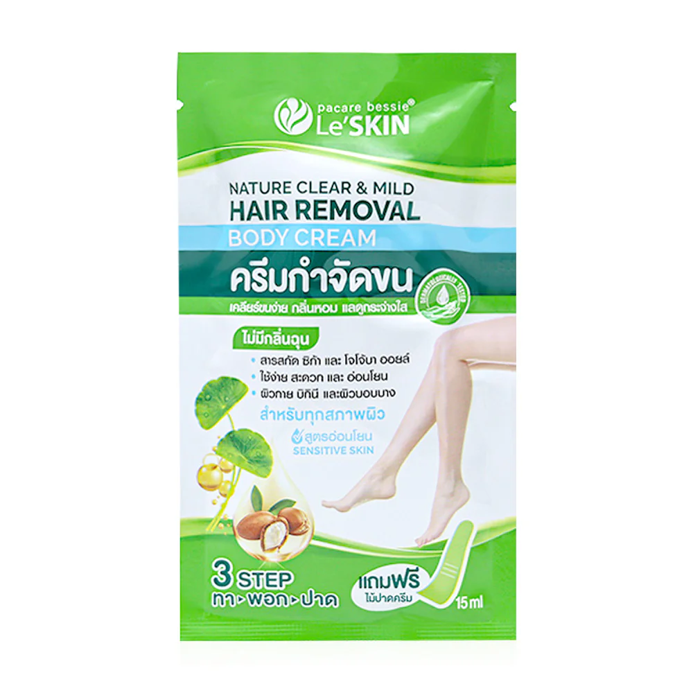 Le'SKIN Nature Clear & Mild Hair Removal Body Cream 15ml