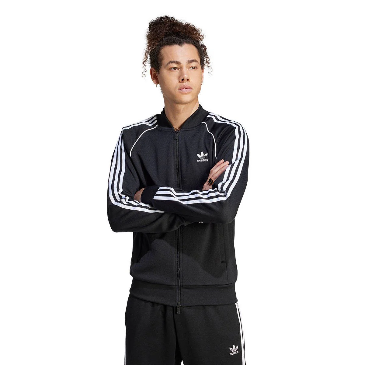 ADIDAS ORIGINALS Adicolor Classics SST Track Men's Jacket - Black - 2XL (ASIAN SIZE)