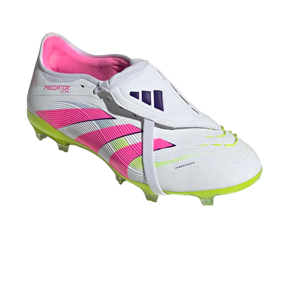 Мужские футбольные бутсы Adidas Predator Pro Fold-Over Tongue Fg — цвет белый, размер UK 10
