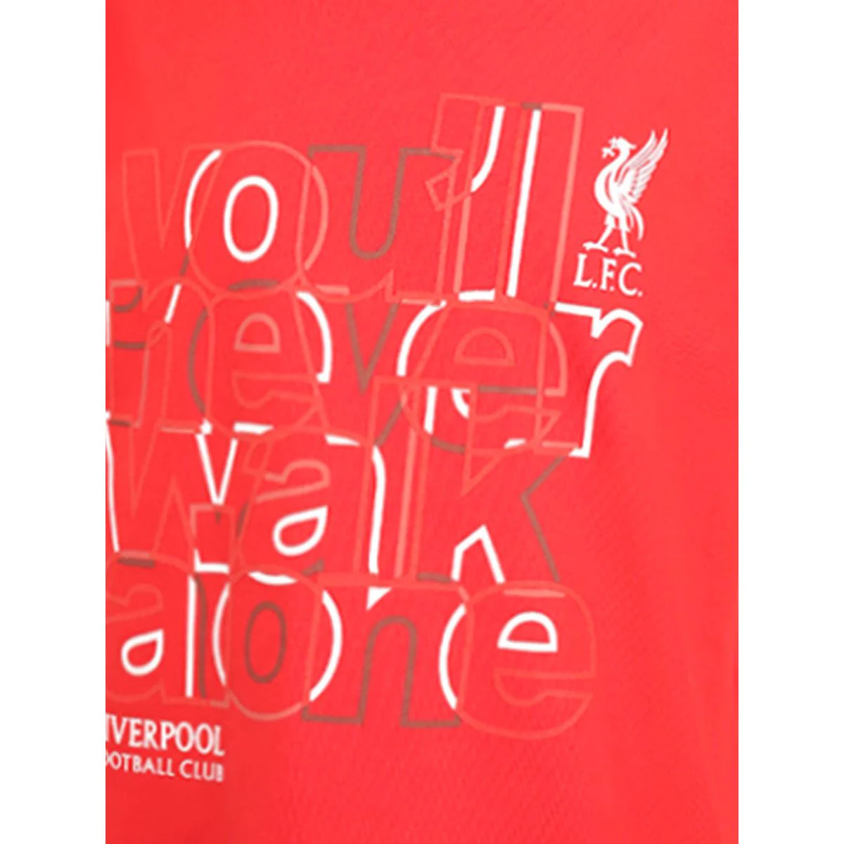 LFC You'll Never Walk Alone Kids Football T-Shirt - Red - 11-12 YEARS