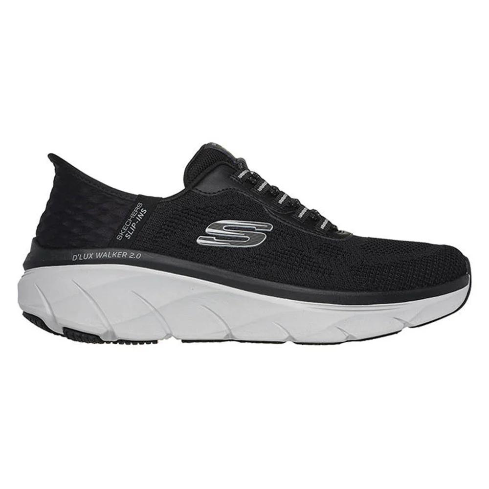 SKECHERS Slip-ins® Relaxed Fit®: D'Lux Walker 2.0 - Rezinate Men's Lifestyle Shoes - Black - US 10
