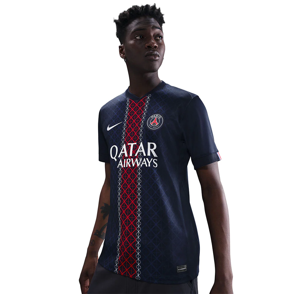 NIKE Men's Paris Saint-Germain Home Stadium  2025/26 Jersey - Blue - 2XL (US SIZE)