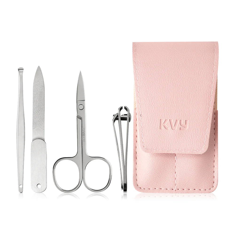 KVY Stainless Steel Manicure Set 4pcs