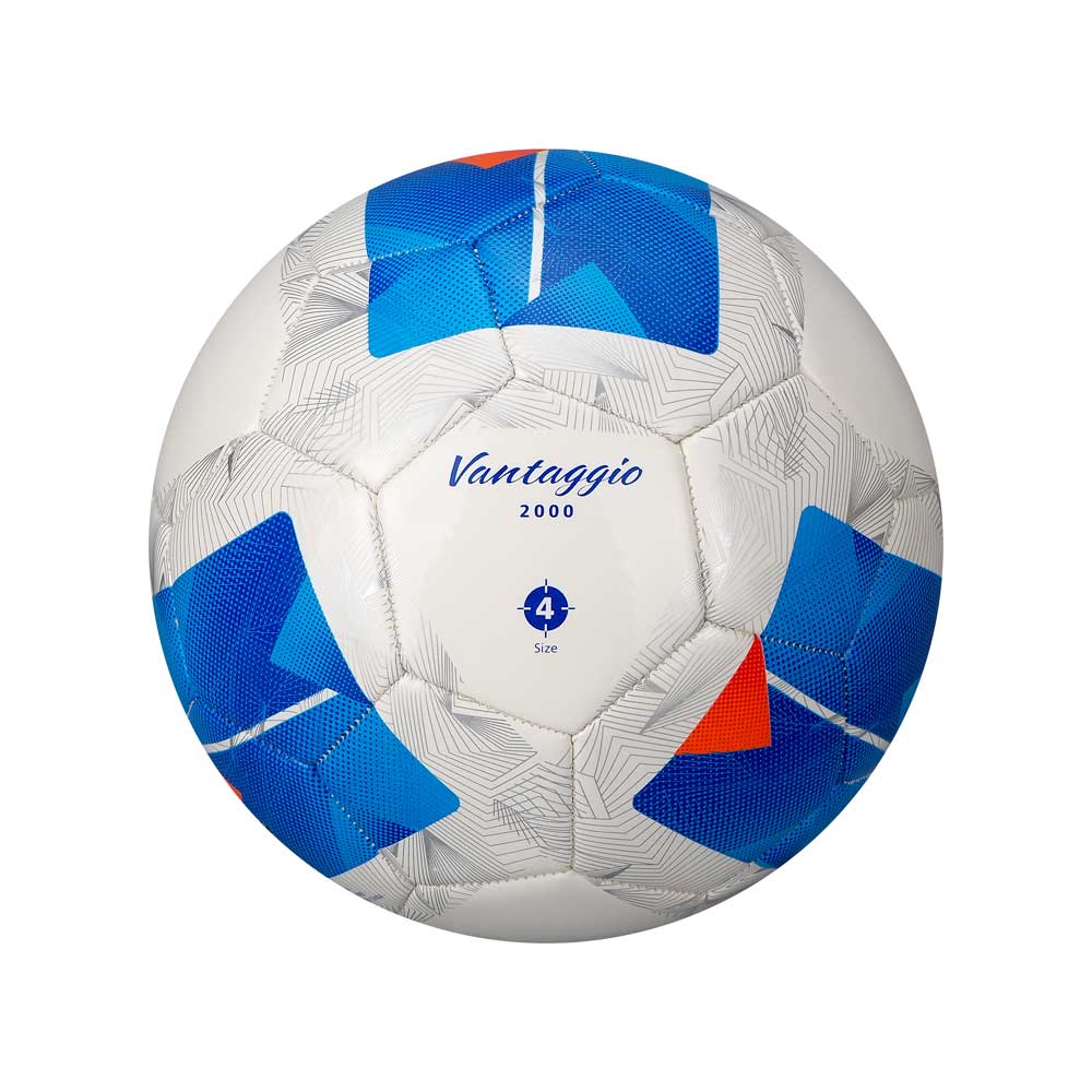 MOLTEN ฟุตบอล F4N2000 TPU เย็บเครื่อง เบอร์ 4 สีขาว/น้ำเงิน - Multi color - BALL 4