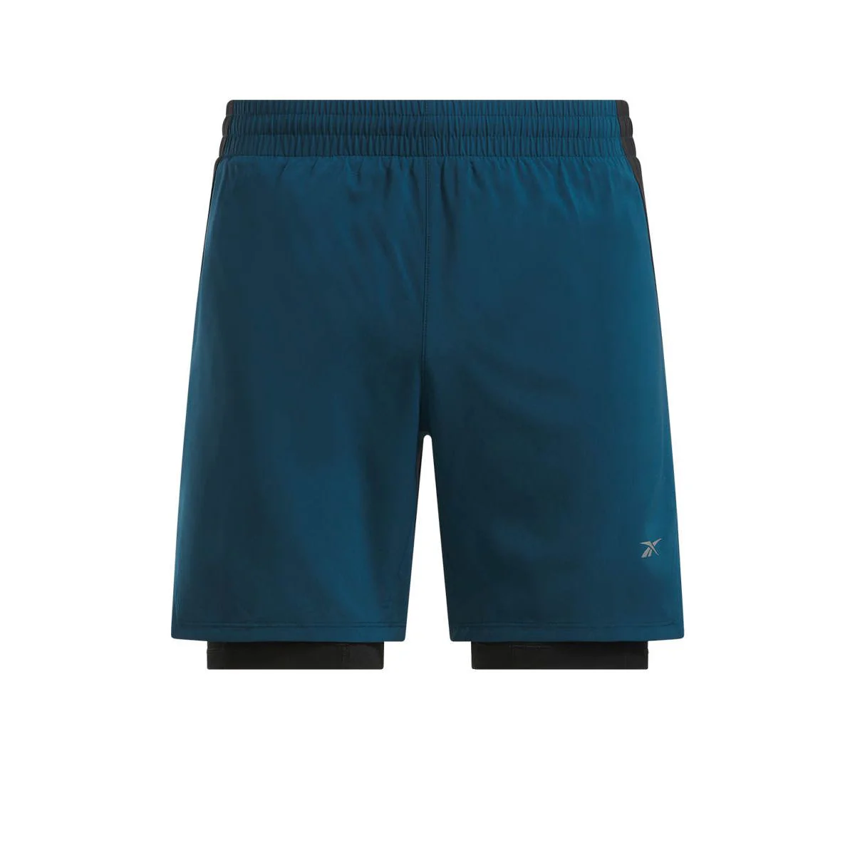 REEBOK Running 2-1 Men's Running Shorts - Blue - L (US SIZE)