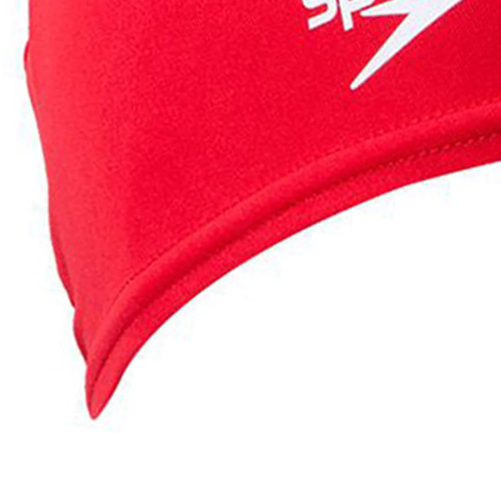 SPEEDO Polyester Unisex Swimming Cap - Red - ONE SIZE