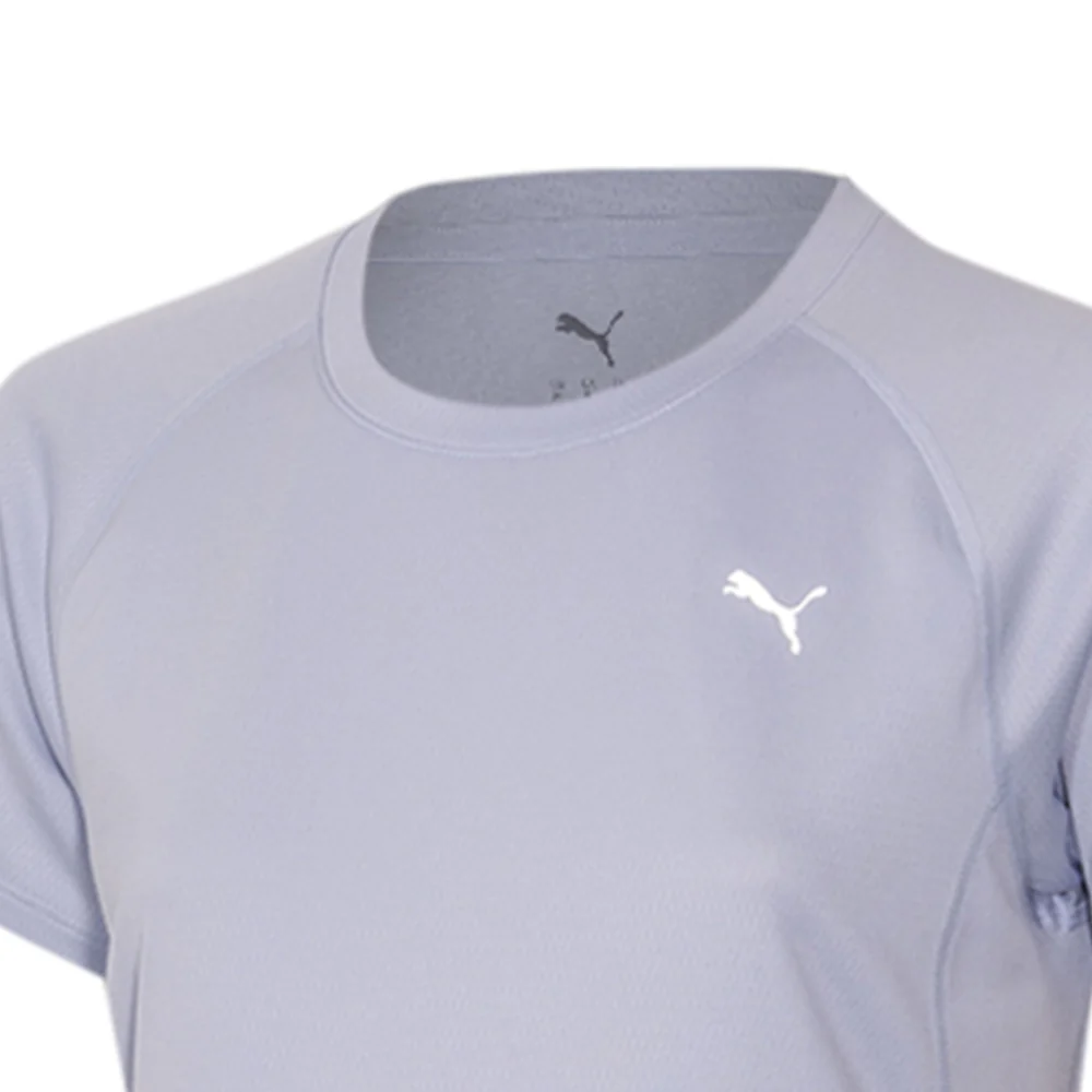 PUMA Velocity Women's Running T-Shirt - Blue - L (UK SIZE)