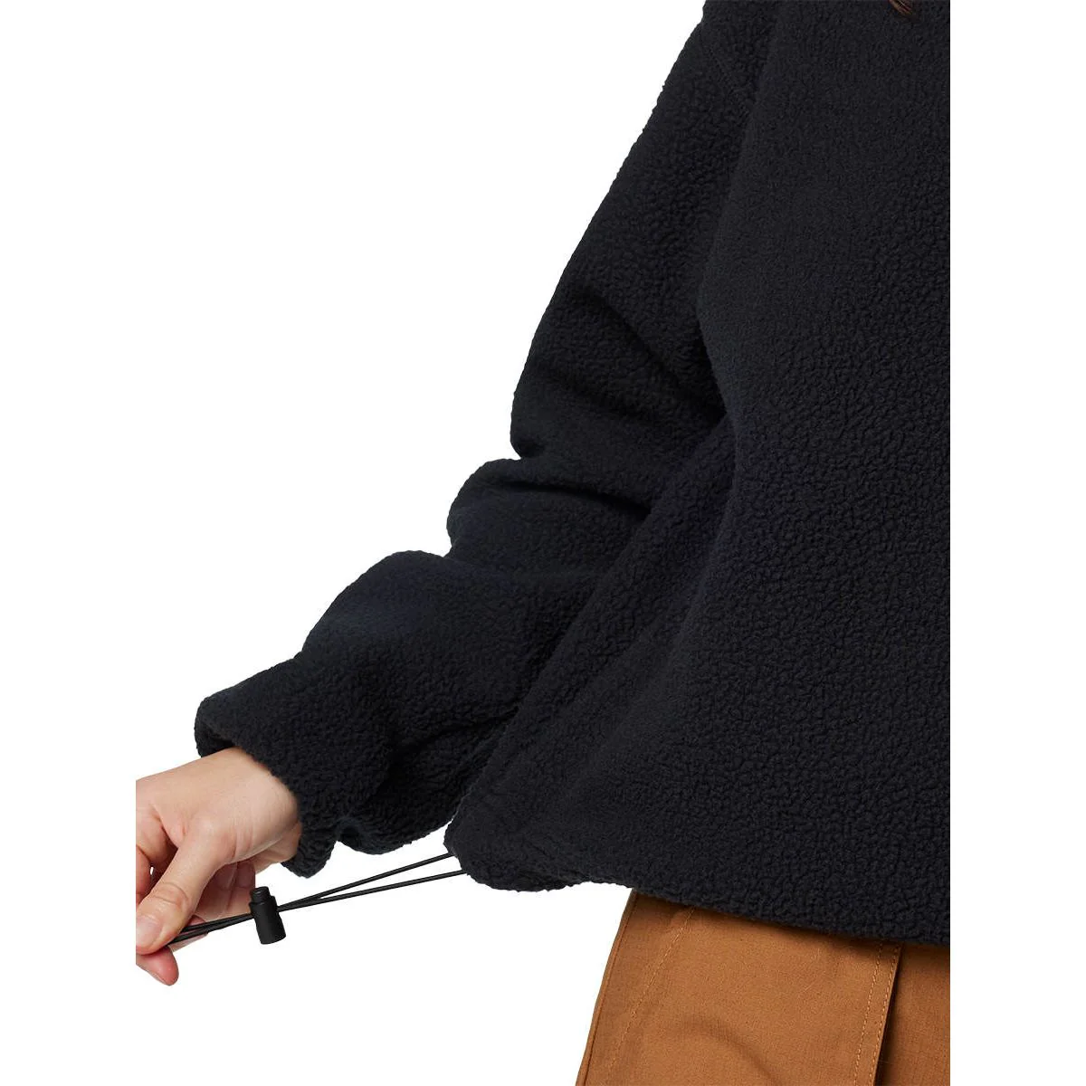 COLUMBIA Helvetia™ II Cropped Half Snap Women's Sweatshirt - Black - L (US SIZE)