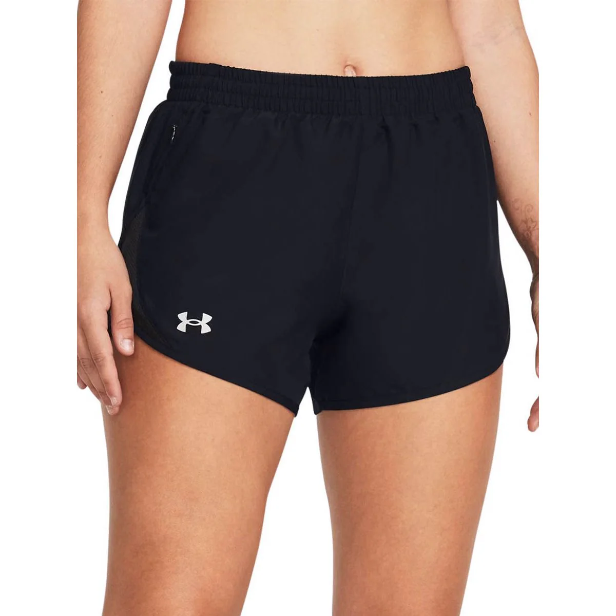 UNDER ARMOUR Fly-By 3" Women's Running Shorts - Black - L (US SIZE)