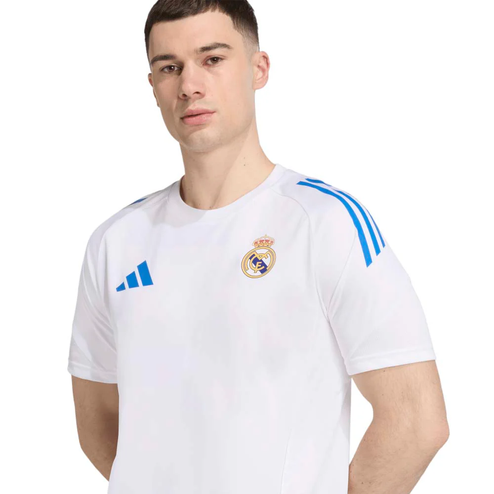 Мужская футбольная джерси Adidas Real Madrid Tiro 25 Competition Training — цвет белый, размер 2XL (UK SIZE)
