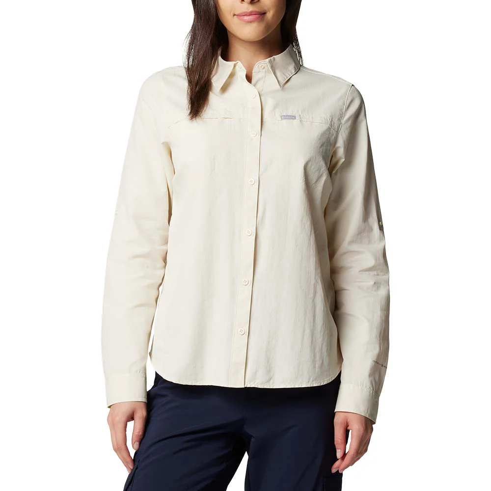 COLUMBIA Silver Ridge™ 3.0 Long Sleeve Women's Hiking Shirt - Beige - 2XL (US SIZE)