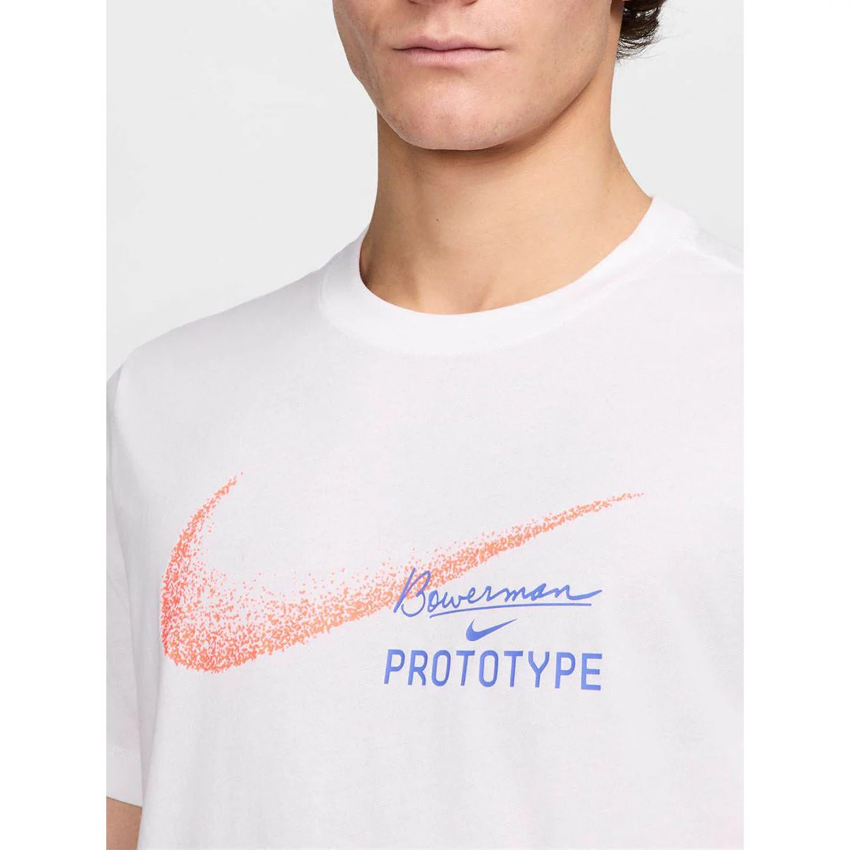 Мужская беговая футболка Nike Dri-FIT — цвет белый, размер L (американский размер)