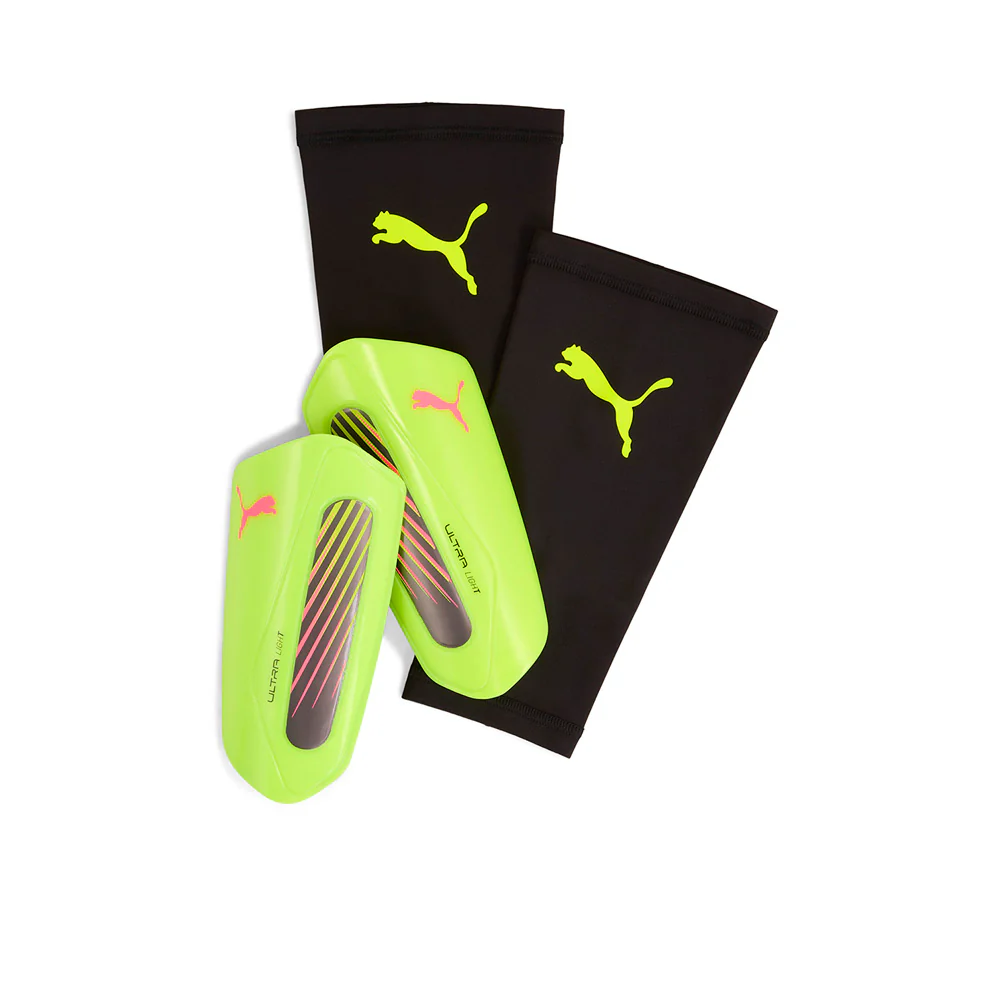 Puma Ultra Light Men's Football Shinguards — цвет желтый, размер M (UK SIZE)