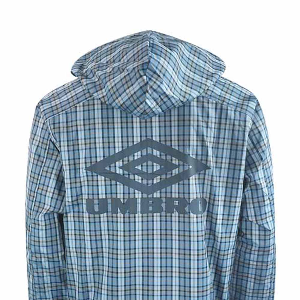 UMBRO Checked Cagoule Men's Hoodie - Blue - 2XL (US SIZE)