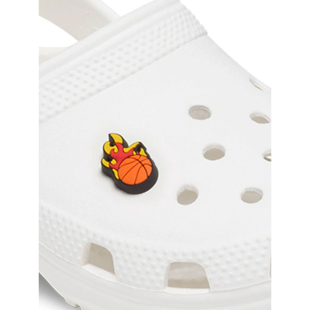 CROCS Jibbitz Basketball on Fire Shoes Charm - Multi Color - ONE SIZE