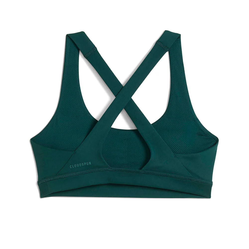 PUMA Cloudspun Women's Training Sports Bra - Green - L (UK SIZE)