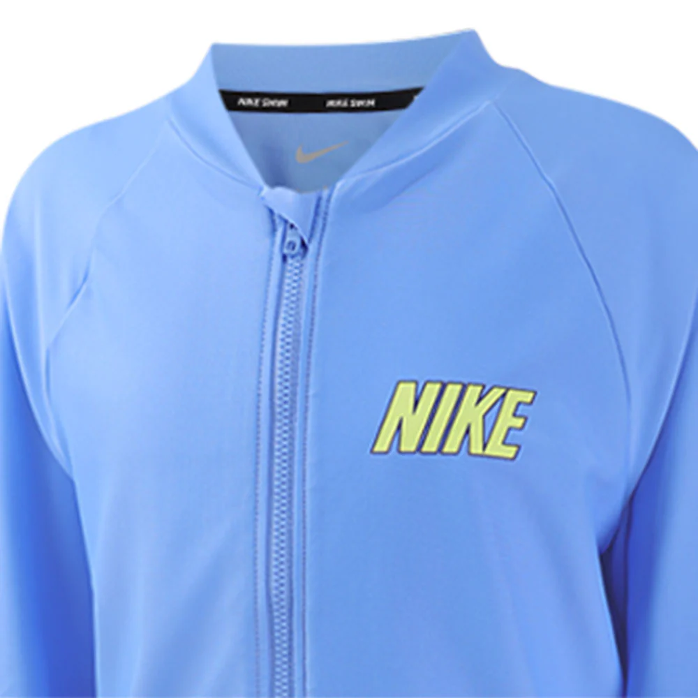 Nike 3-D Swoosh Long-Sleeve Boys Rashguard — цвет синий, размер L (американский размер)