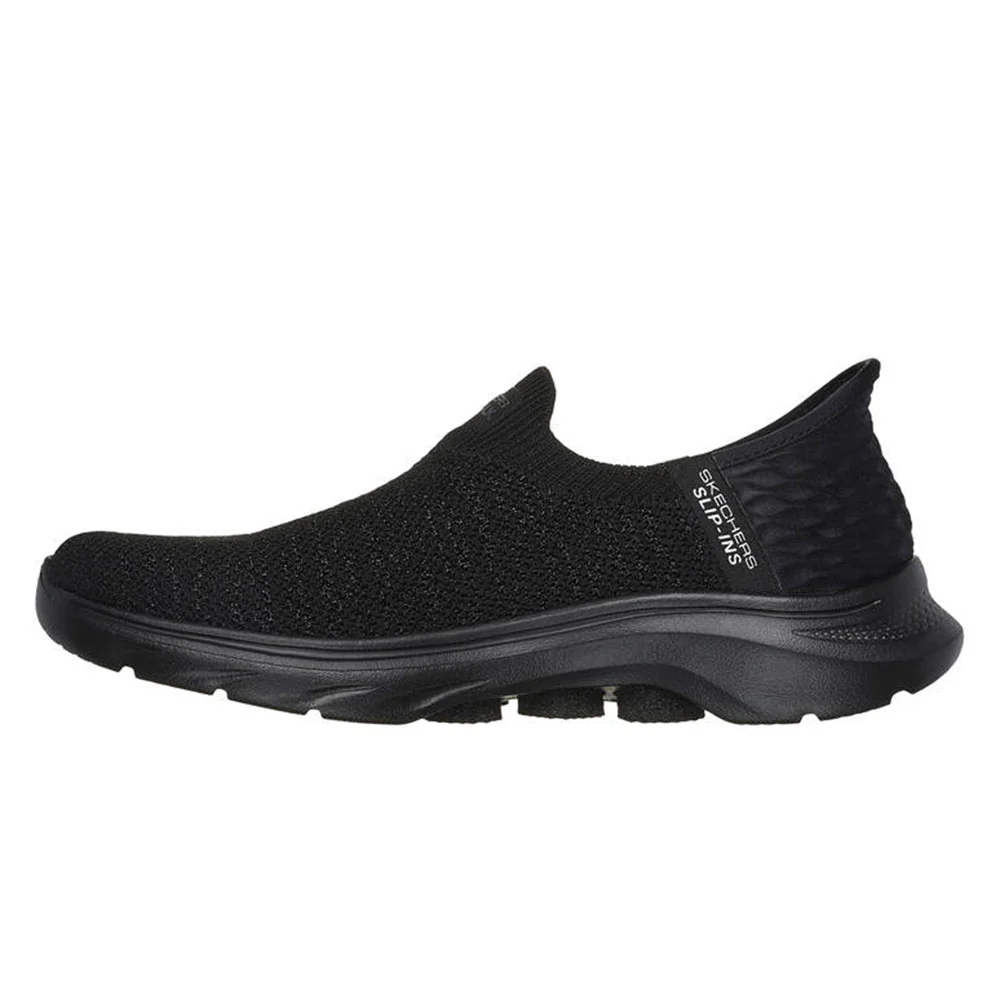 SKECHERS Slip-ins®: GO WALK 7™ - Springtime Women's Training Shoes - Black - US 10