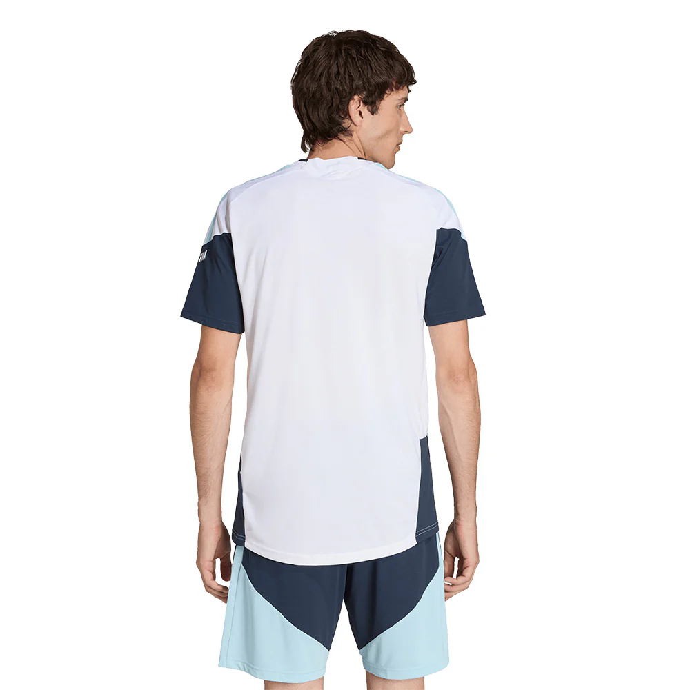 Мужская футбольная джерси Adidas Argentina 2026 Tiro Pro — цвет белый, размер 2XL (UK SIZE)