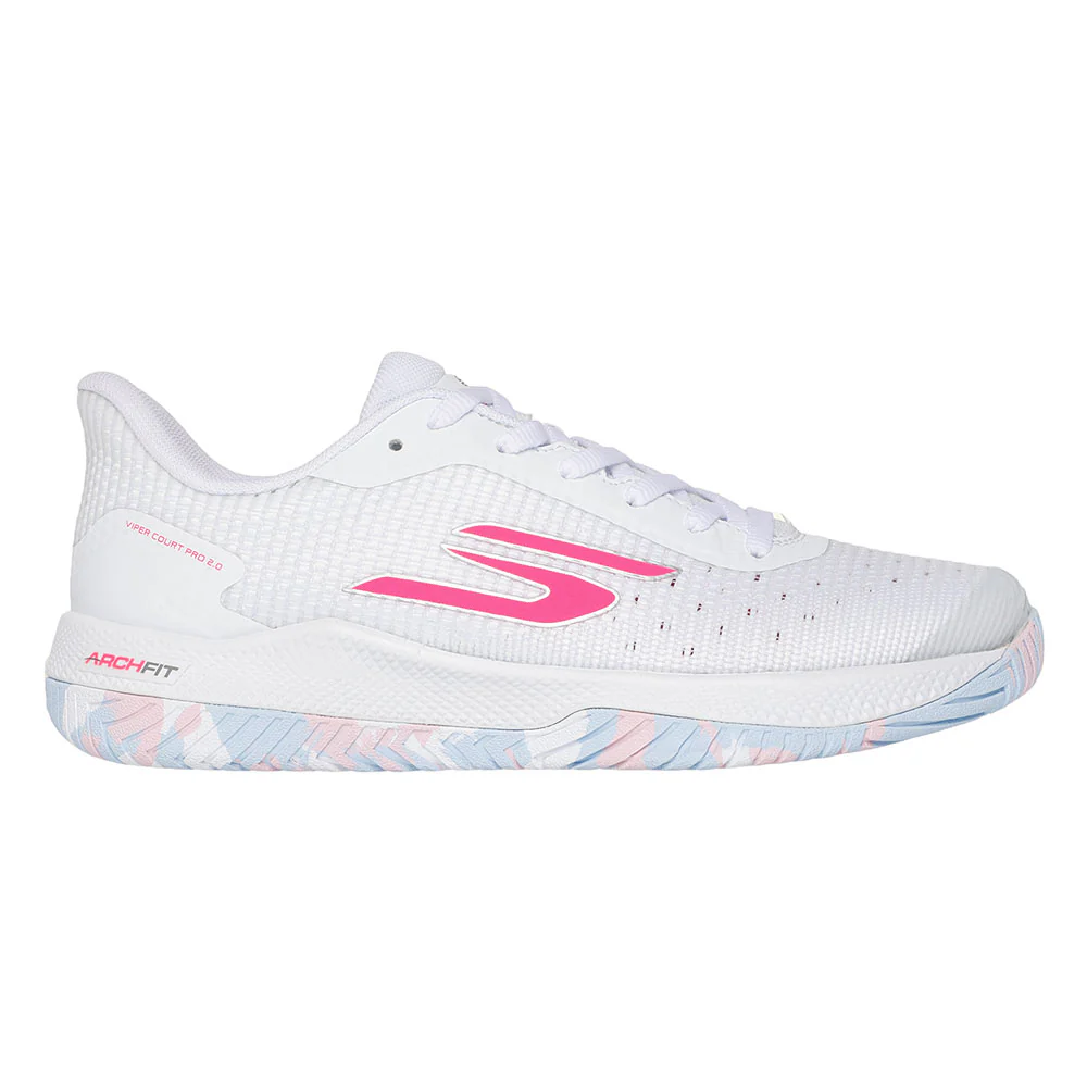 Женские кроссовки для зала Skechers Viper Court Pro 2.0 — цвет белый, размер US 10