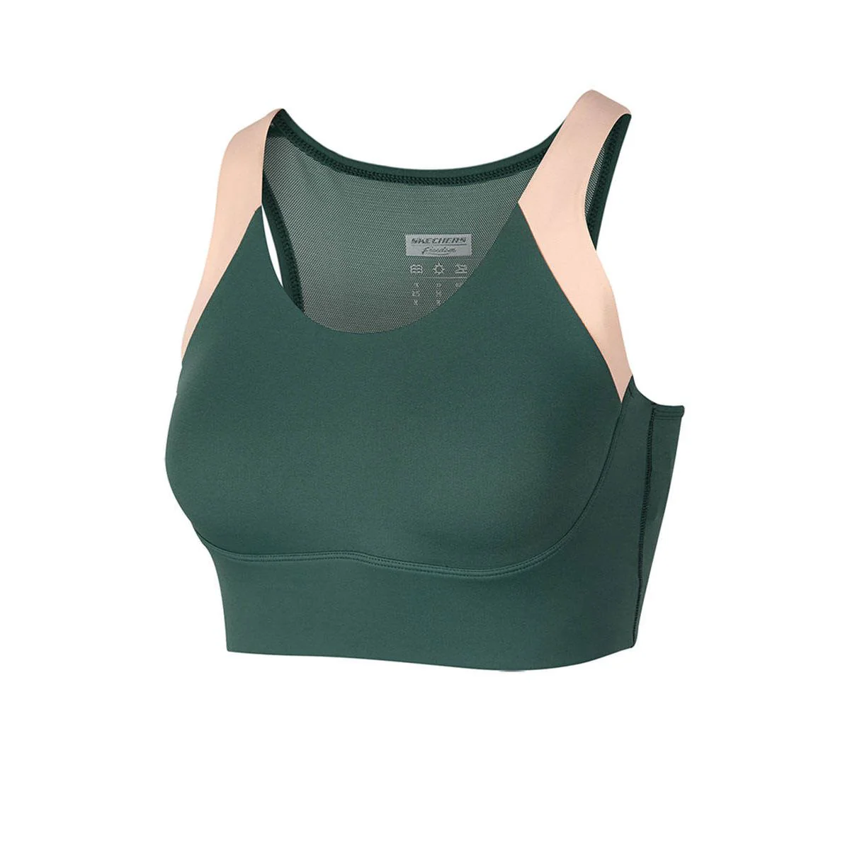 Женский спортивный топ Skechers Freedom: Performance — цвет зеленый, размер 2XL (американский размер)