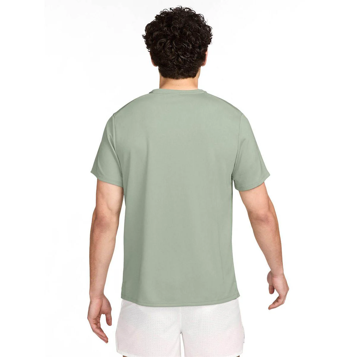 Мужская беговая футболка Nike Dri-FIT UV Miler — цвет зеленый, размер L (азиатский размер)