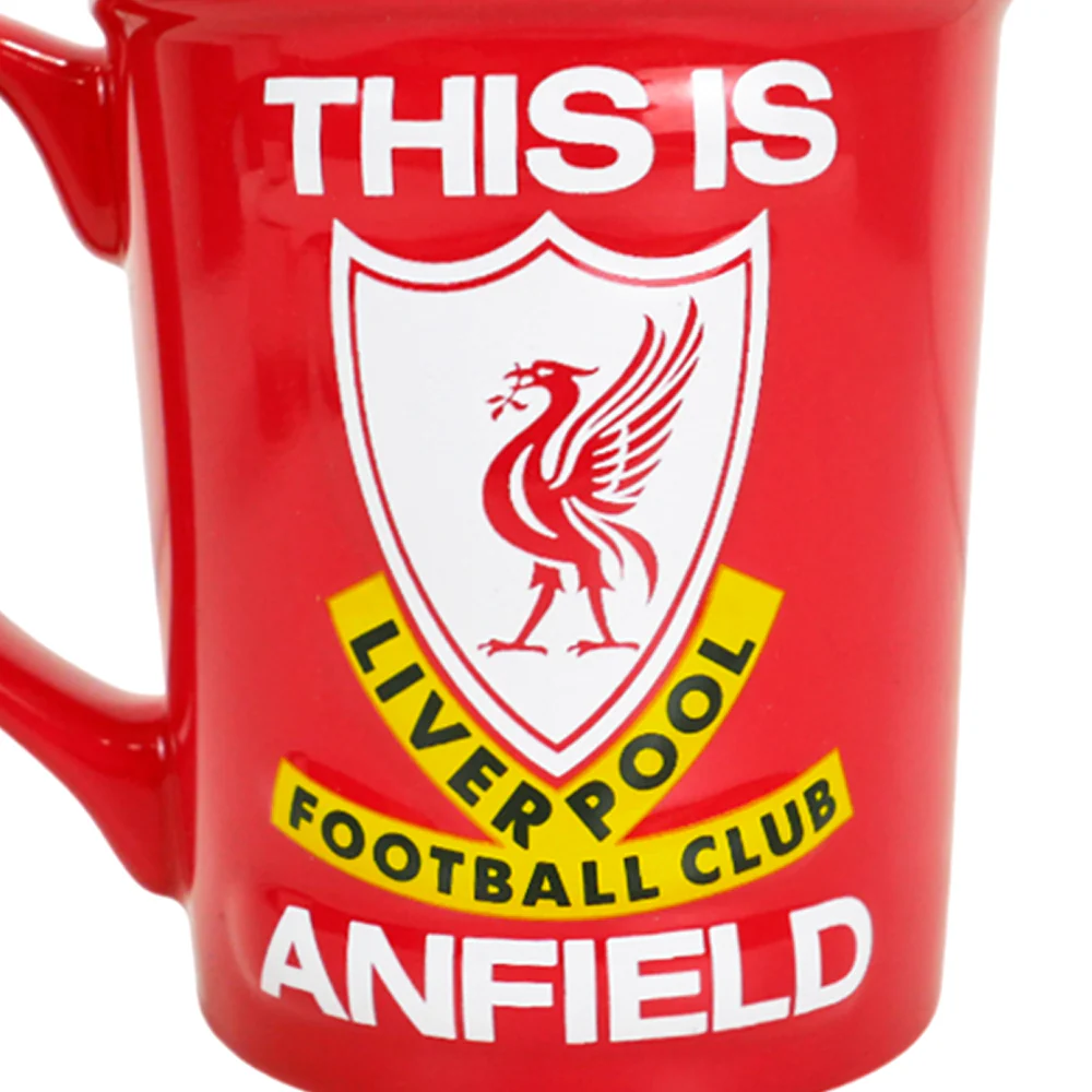 LFC Embossed Jumbo This Is Anfield Mug - Red - ONE SIZE