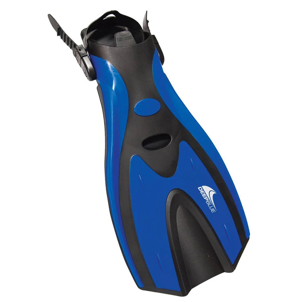 Deep Blue Speed1 Snorkeling Fins Blue - Blue - ML-XL