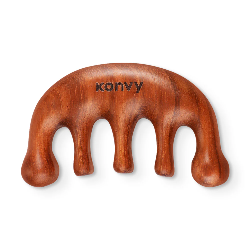 Konvy Wooden Scalp Massage Comb - #Classic Shape