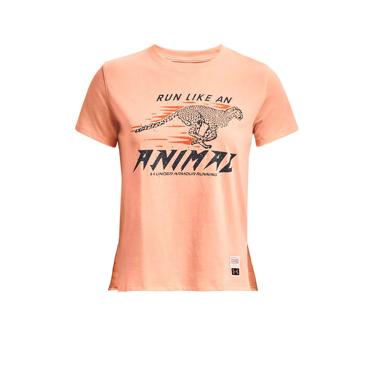UNDER ARMOUR Run Like A... Women's Running T-Shirt - Orange - L
