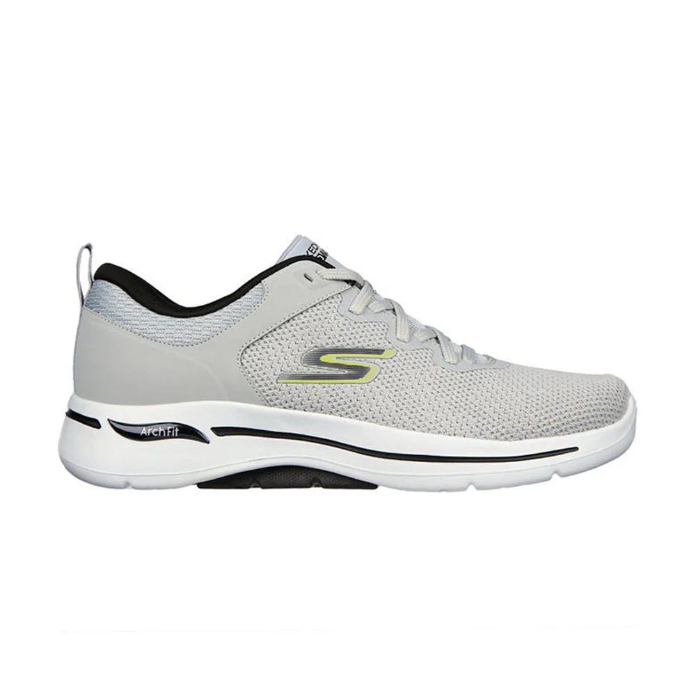 SKECHERS Go Walk Arch Fit - Clinton Men's Lifestyle Shoes - Grey - US 10